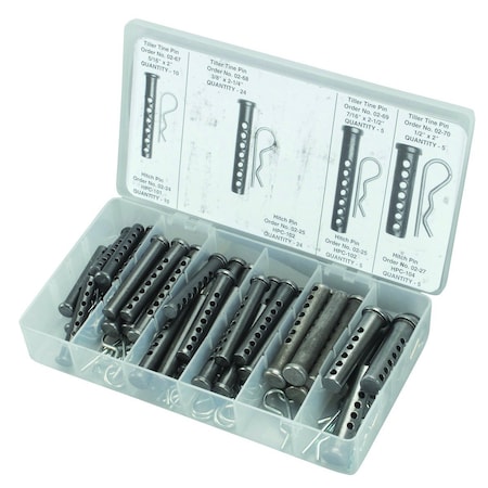 A & I Products Tine Pine / Hair Clip Assortment (88 pieces) 5" x9" x2" A-B1SB18